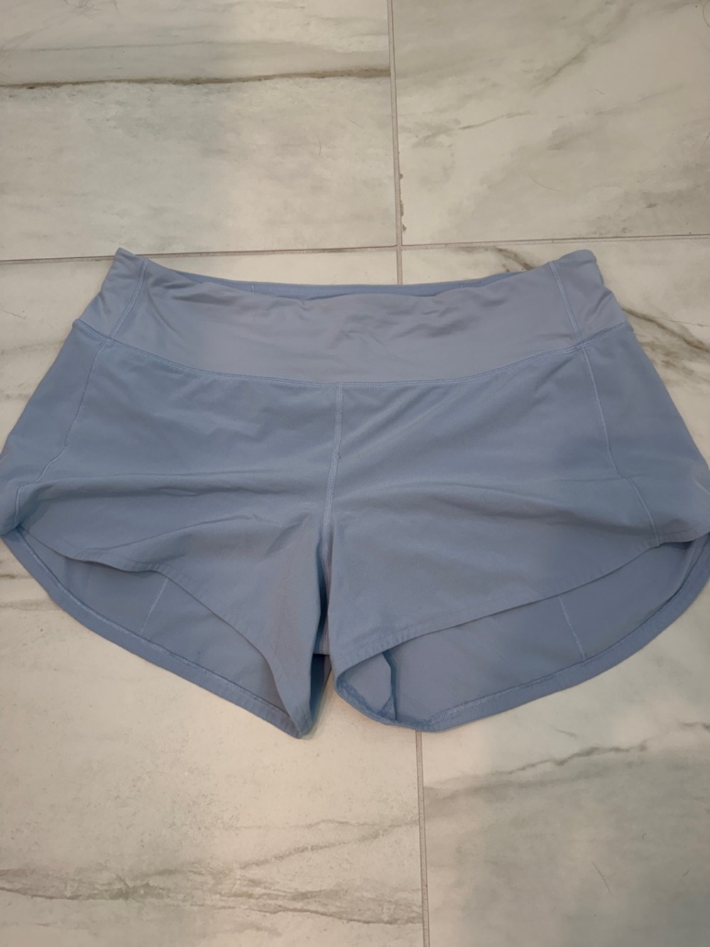 lululemon athletica Powder Blue Run Shorts